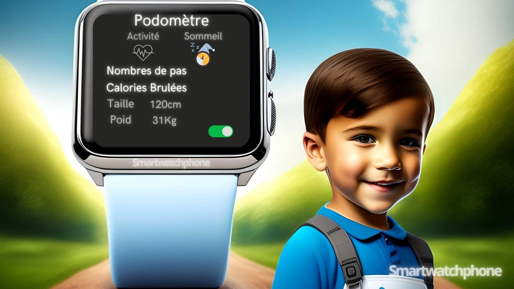 Podomètre des montres connectées pour enfants : un outil pour encourager l'activité physique