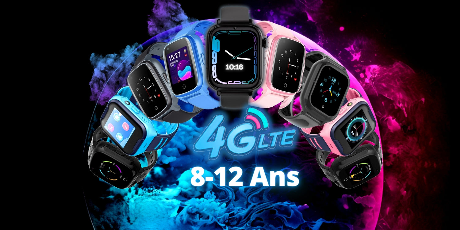 montres connectées enfant 4G 8-12 ans