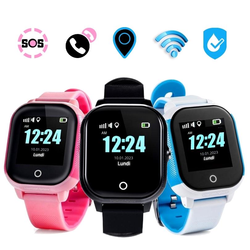 Montre intelligente pour enfants Topchances rose Montre intelligente pour enfants Topchances rose