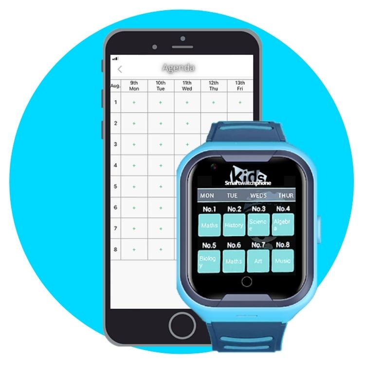 agenda setracker app montre enfant C86