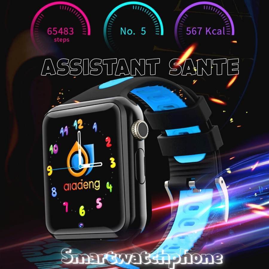 assistant santé montre connectée ado sport calories podometre C98