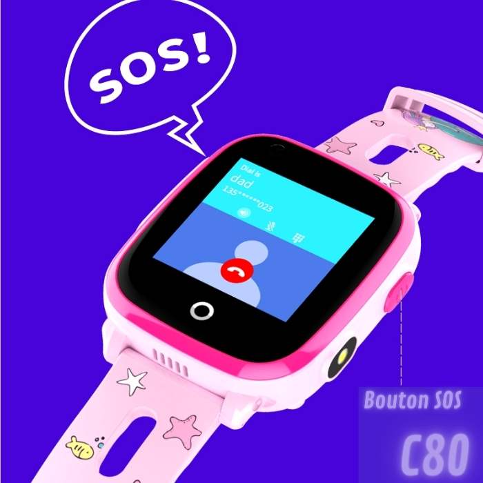 Montre Connectée Enfant GPS C83 4G Wifi