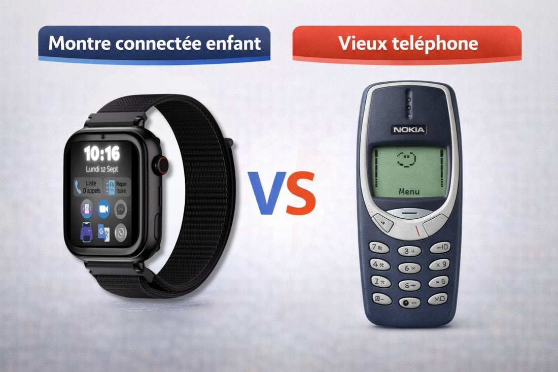 montre connectée enfant vs Téléphone nokia 3310
