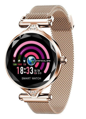 Ouvrir l&#39;image dans le diaporama, Montre Connectée Femme&lt;br&gt; Fashion Metal W100
