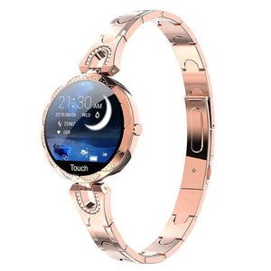 Ouvrir l&#39;image dans le diaporama, Montre Connectée Femme&lt;br&gt; Anneau Acier W15
