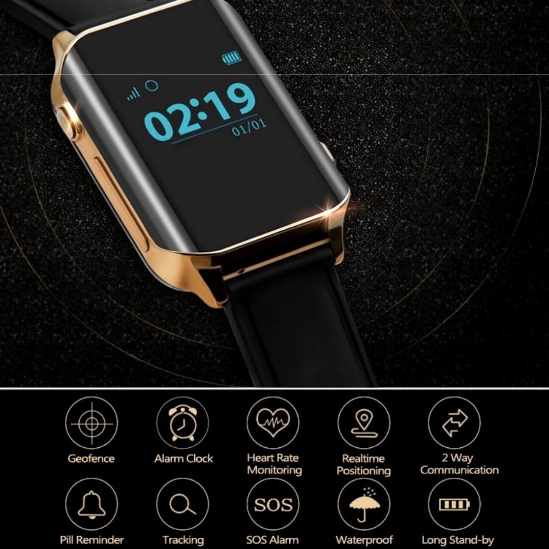 Montre Connectée Senior S160 GPS Wifi Capteur Cardiaque