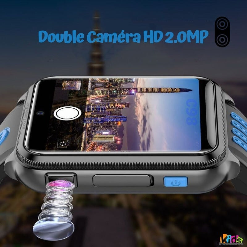 double caméra montre connectée enfant c98 dual