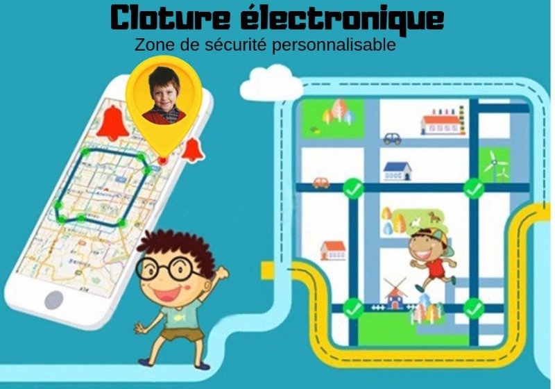 Montre Connectée Enfant GPS C52 Caméra