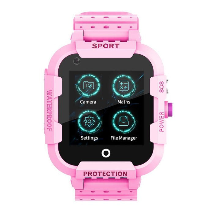 montre connectée enfant 4G c89 robot rose