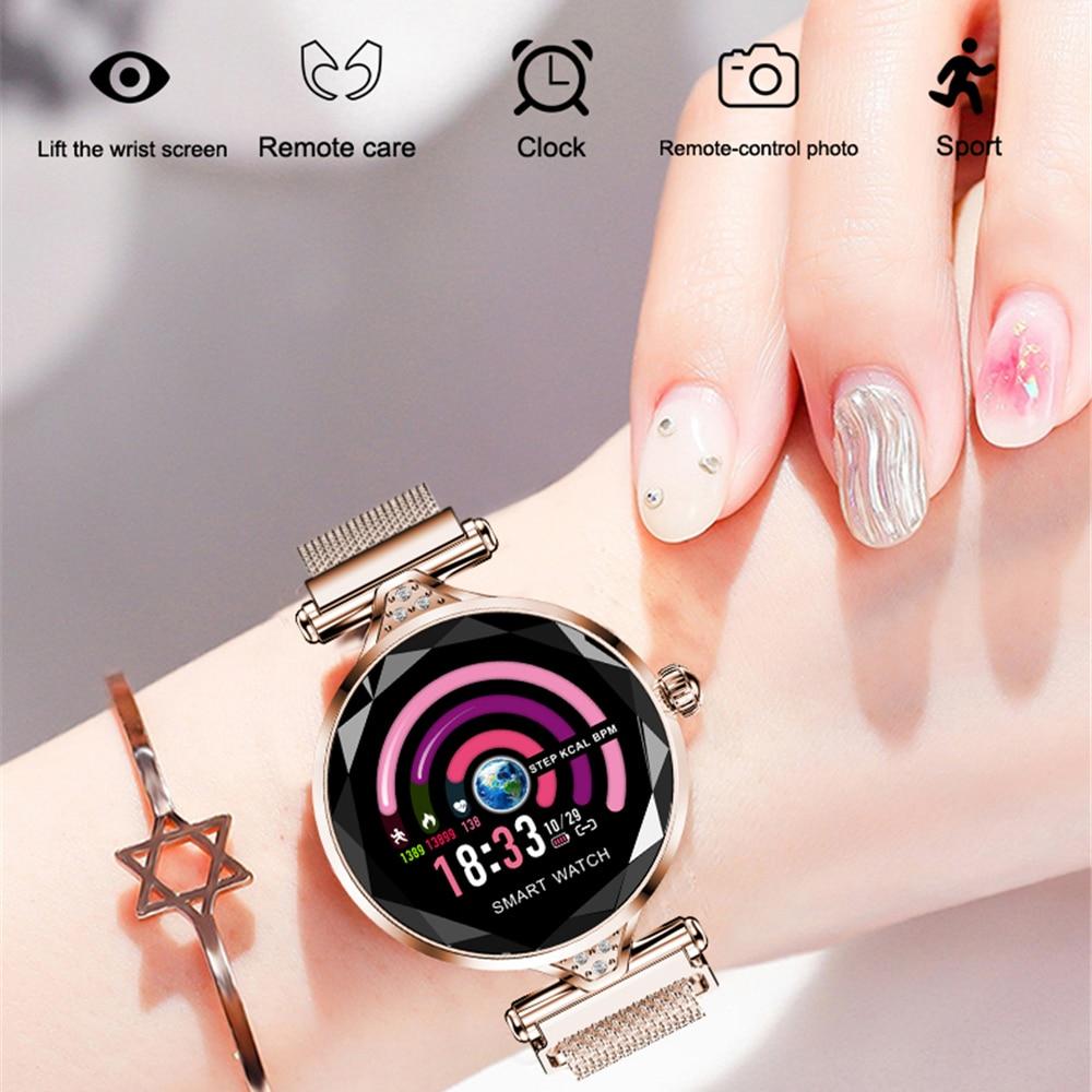 Montre Connectée Femme Fashion Metal W100