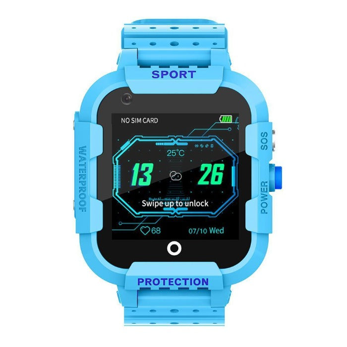 montre connectée enfant c89 robot bleu