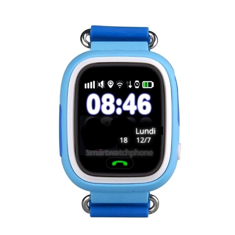 smartwatch kids bleu clair singe C79