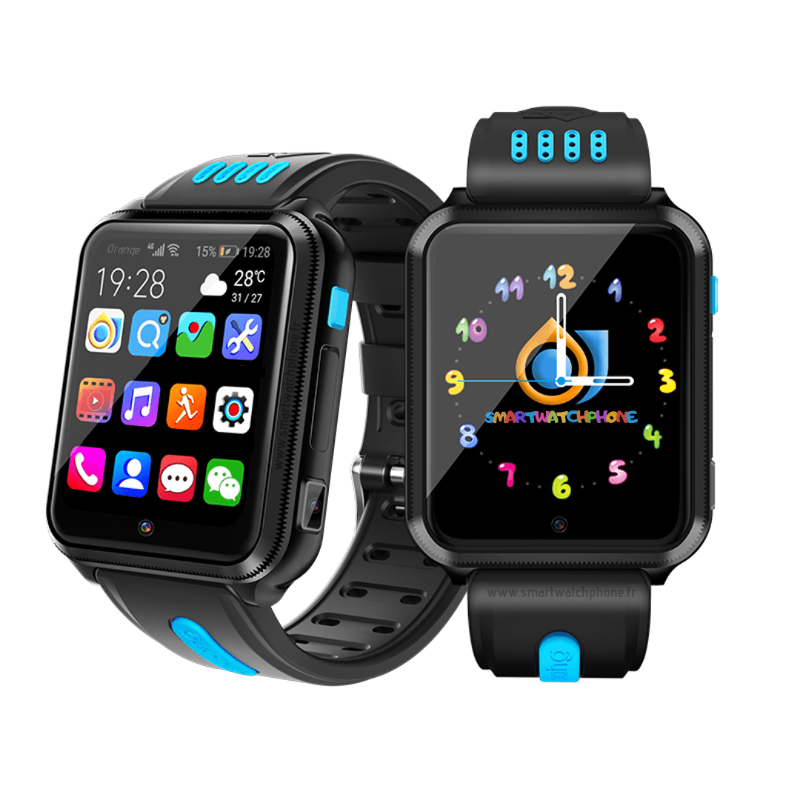 Montre Connectée Enfant Android GPS C98 4G DUAL PRO BLEU