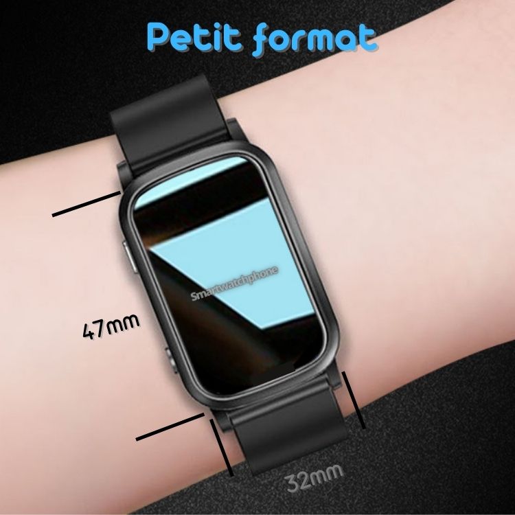 montre connectée enfant petit format poignet
