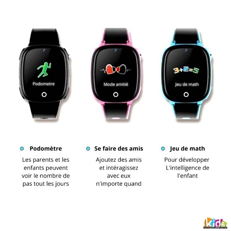 jeu de math montre connectée enfant