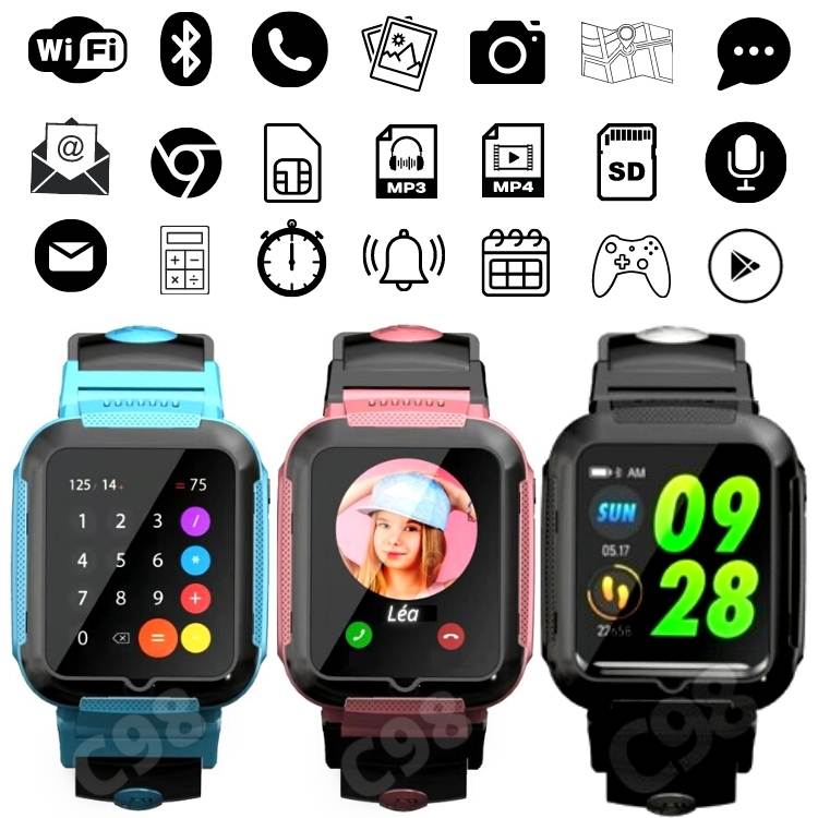 Montre Connectée Ado GPS C98 Android 4G