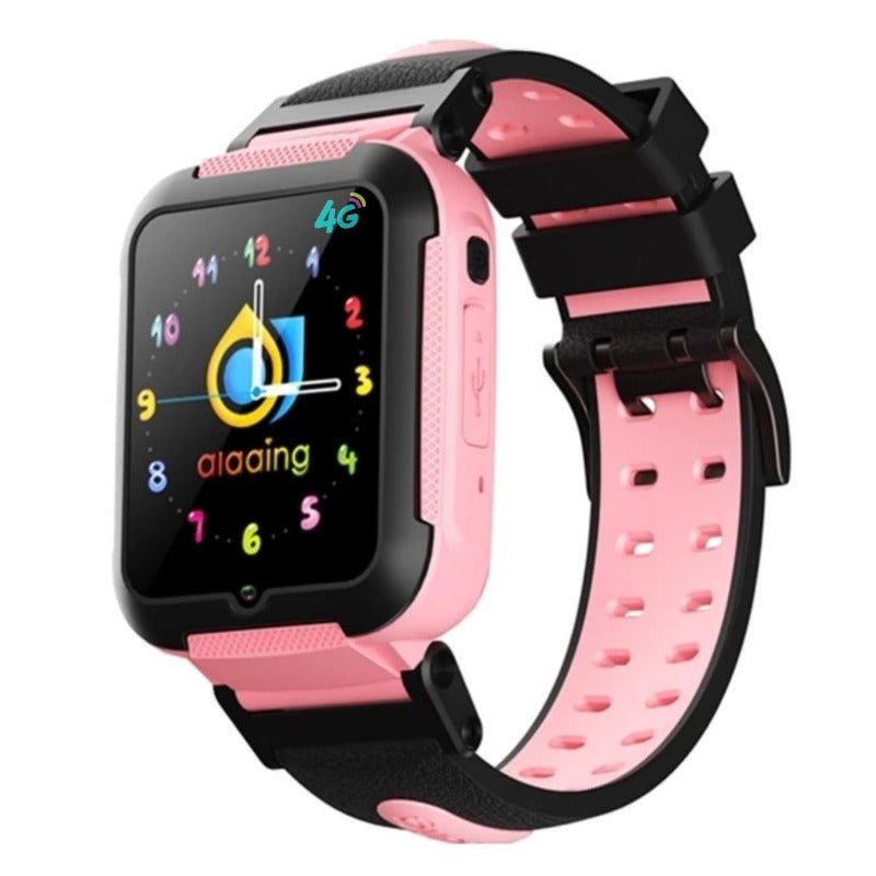 montre connectée ado android rose