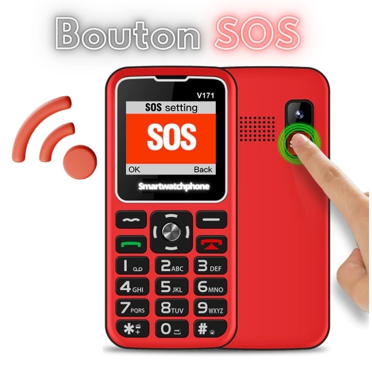 Téléphone Portable Enfant T171 FM SOS