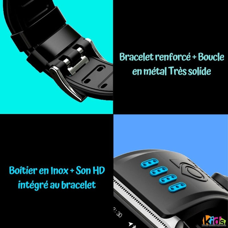 montre connectée enfant métal robuste