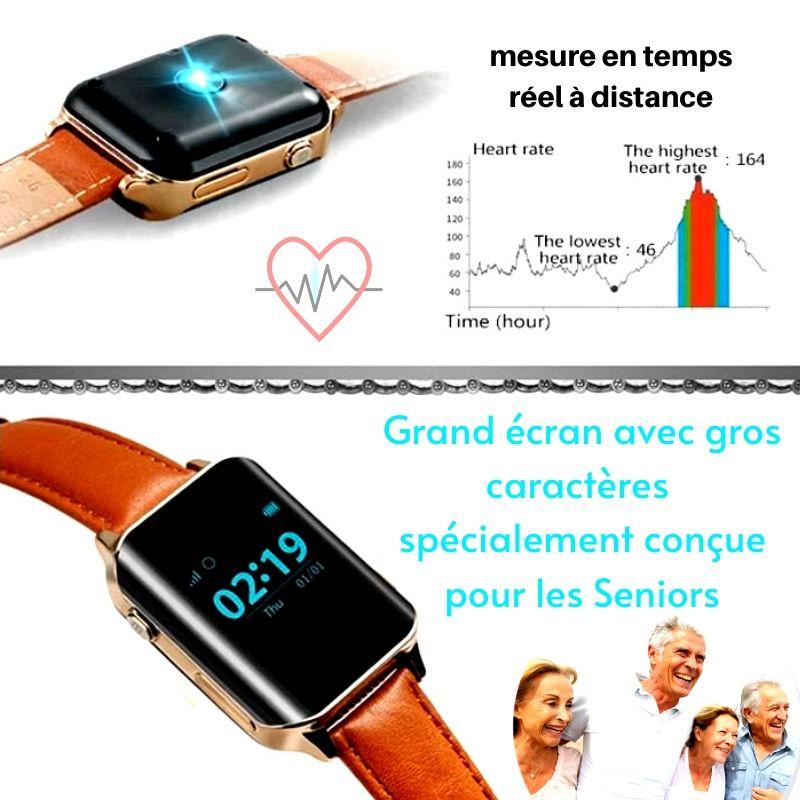 Montre Connectée Senior S160 GPS Wifi Capteur Cardiaque