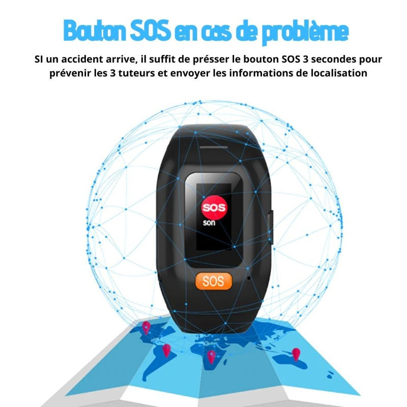 bouton sos montre senior